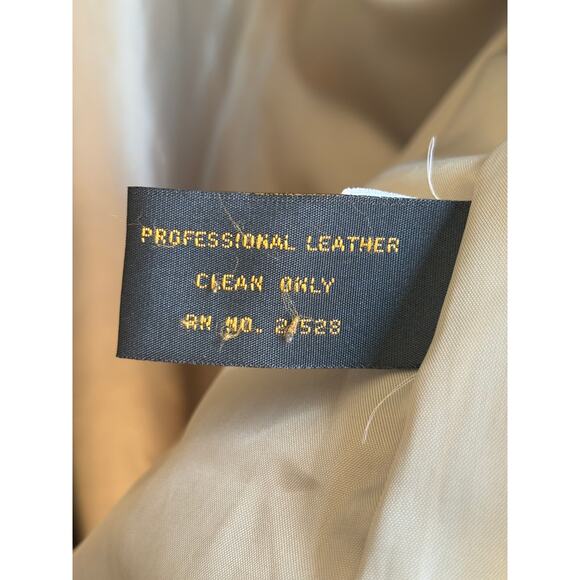 Reed Leather Sportswear Womens Leather Sport Coat Jacket Sage Green Size Medium - Picture 8 of 9